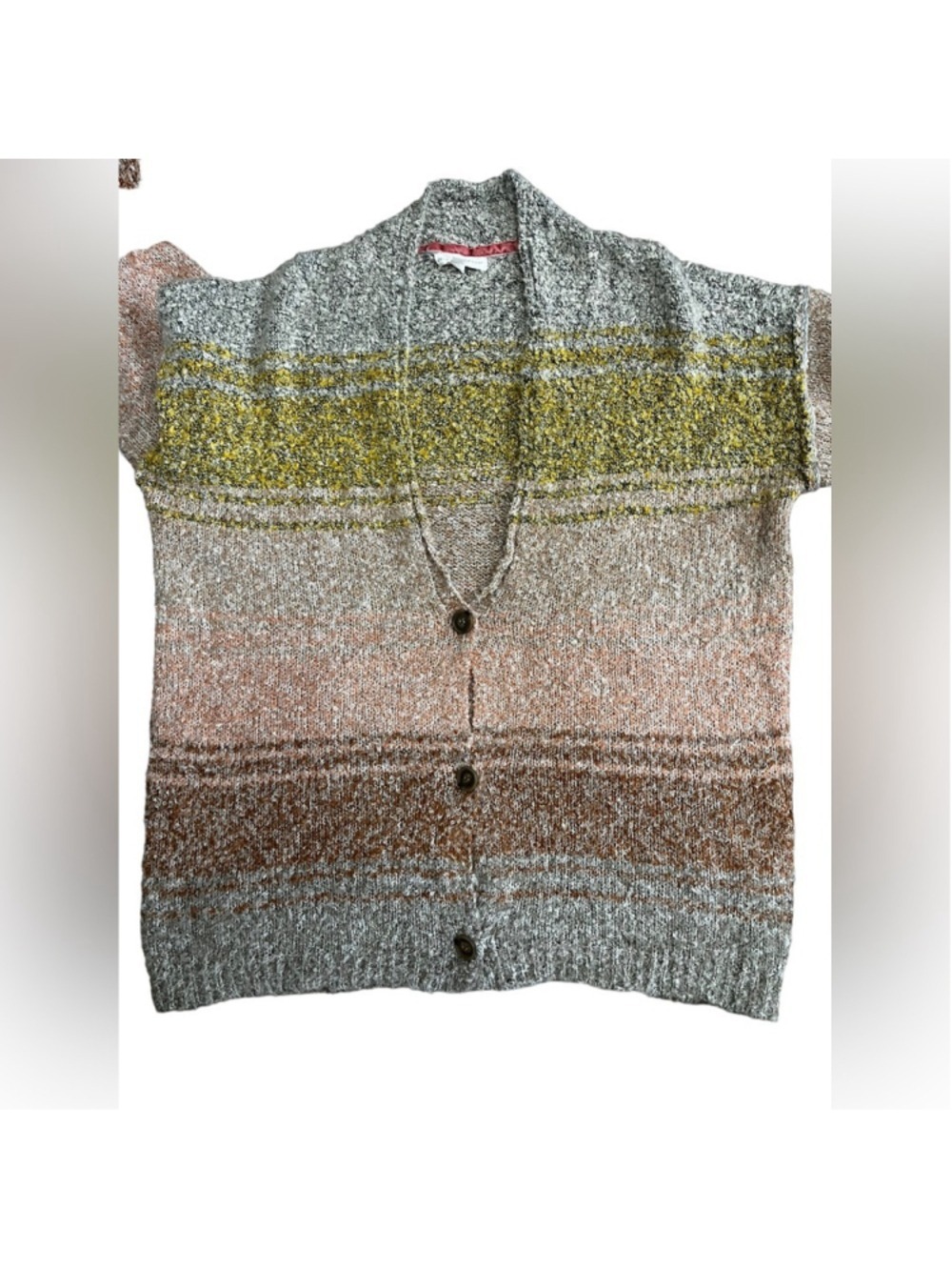 Coco & Jaimeson Color Block Cardigan Sweater - Picture 9 of 16